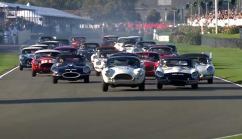 Podium Pandemonium for Andrew Jordan at the Goodwood Revival!
