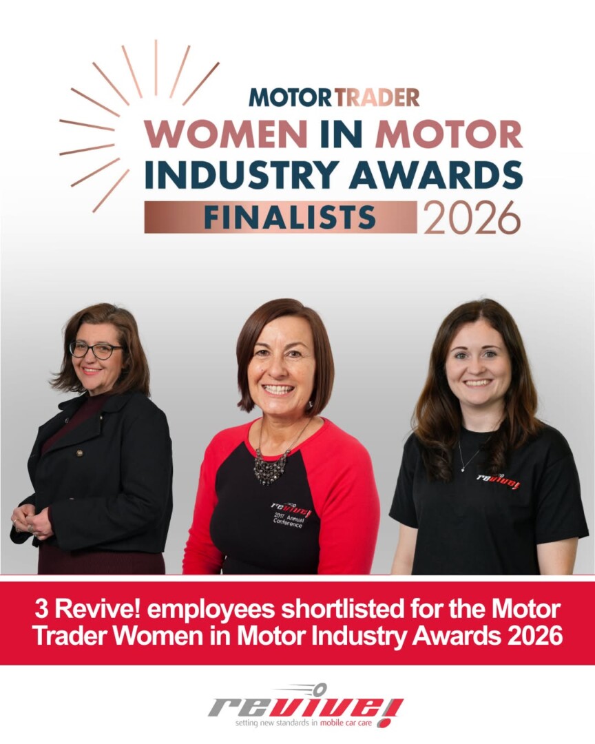 Revive! secure a trio of finalist spots at the Motor Trader Women in the Motor Industry Awards 2026
